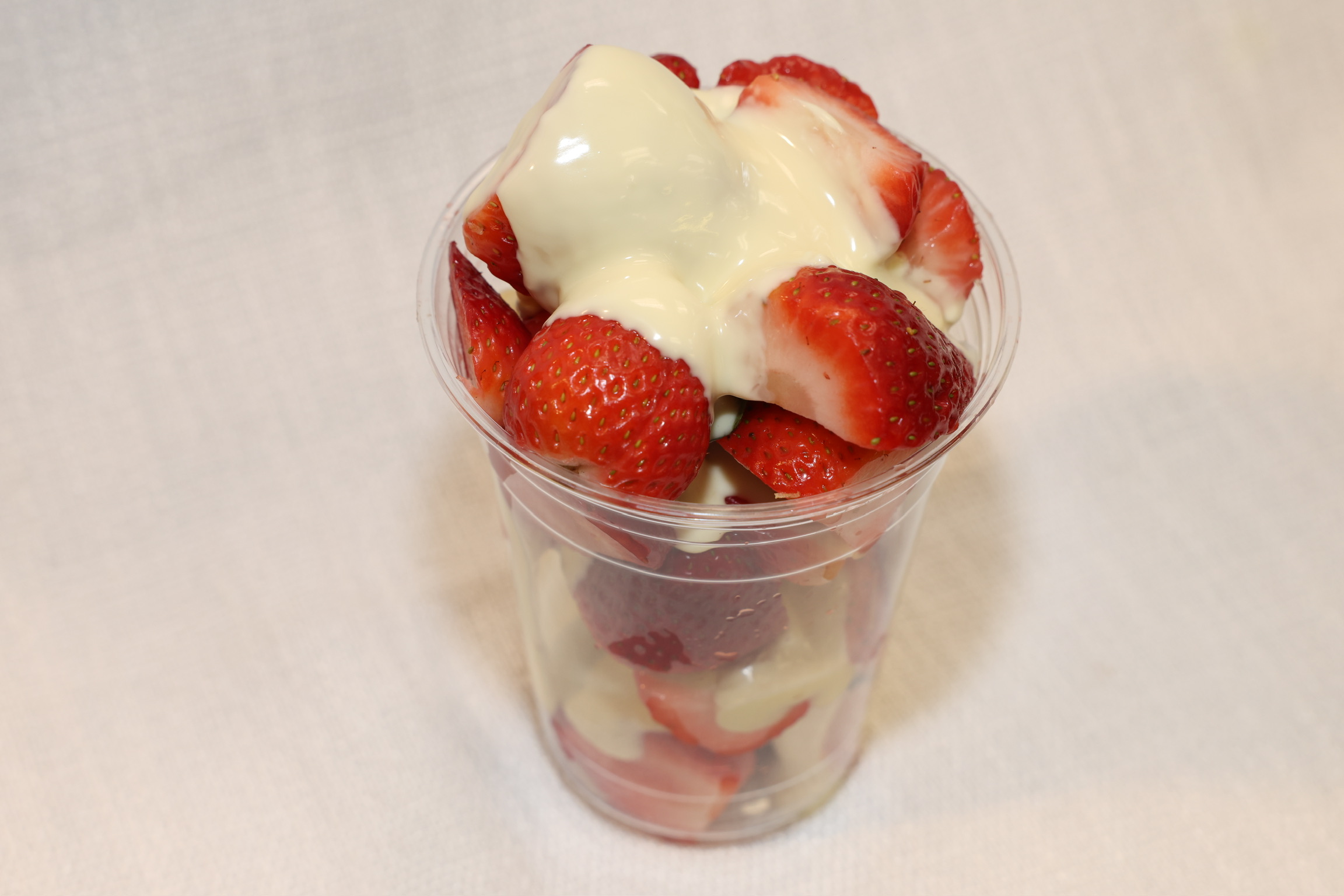 White Chocolate Strawberry Cup