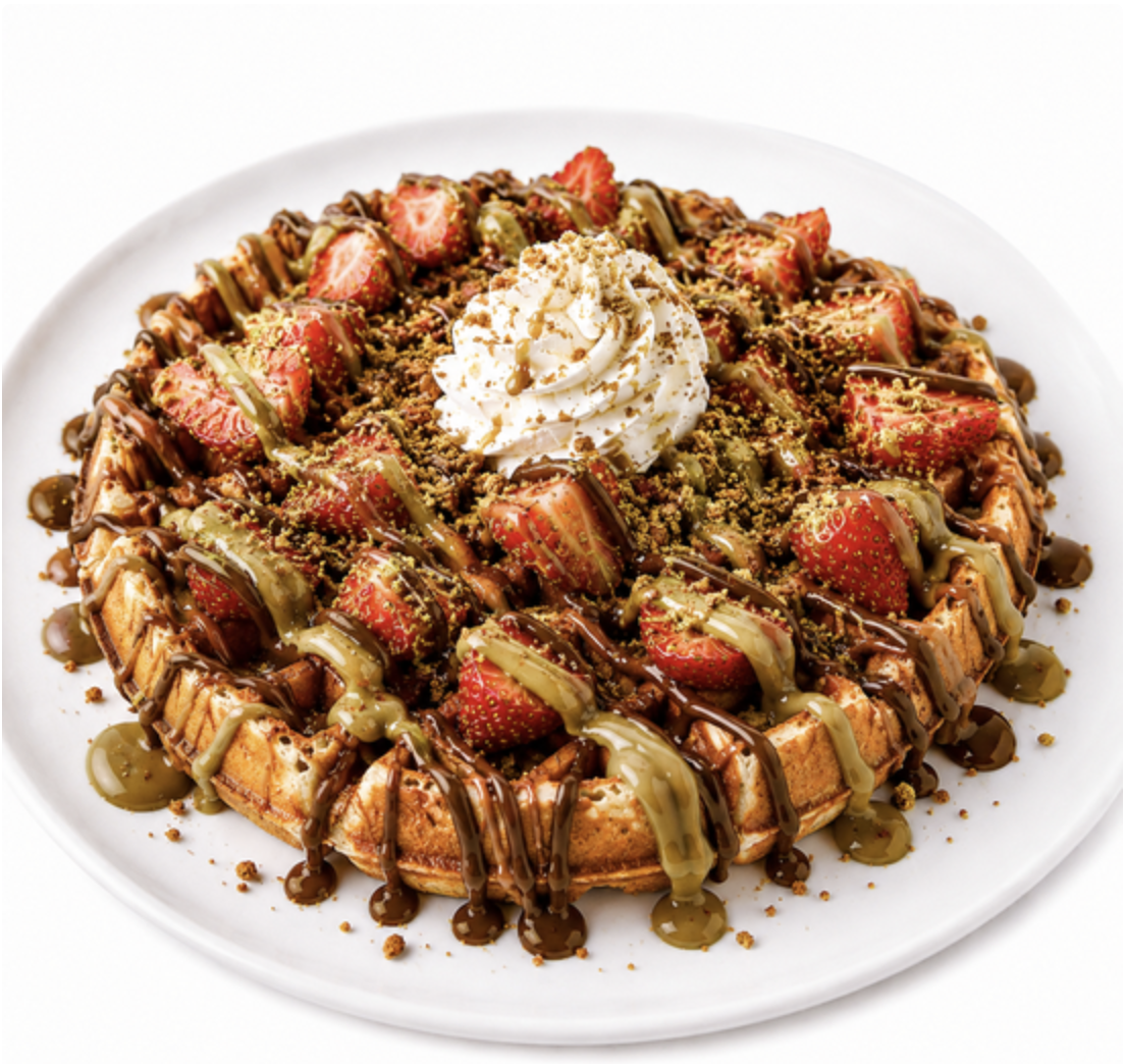 Dubai Chocolate Waffle